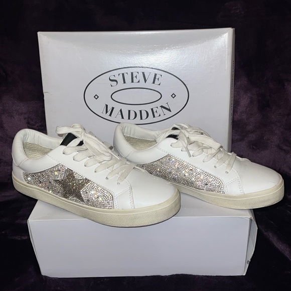 Steve Madden Shoes - Steve Madden Star Rhinestone Sneakers